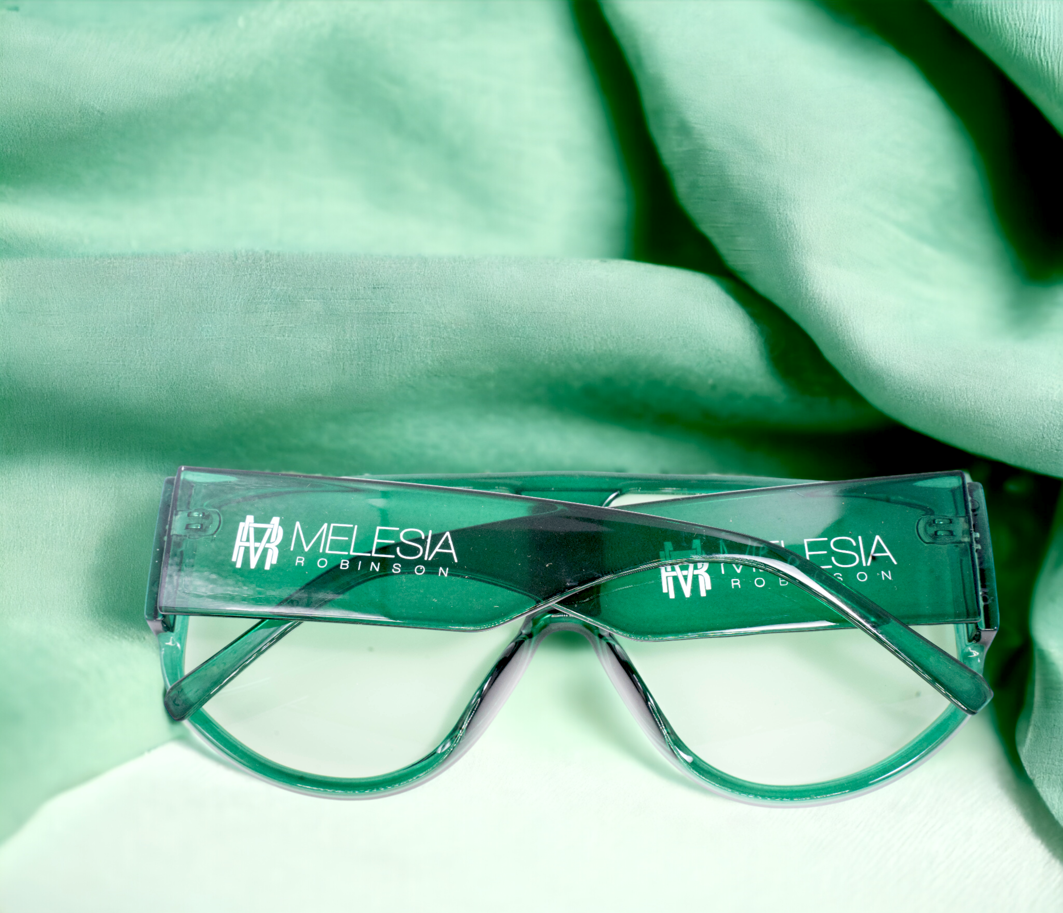 Green Retro Oversized  Sunglasses