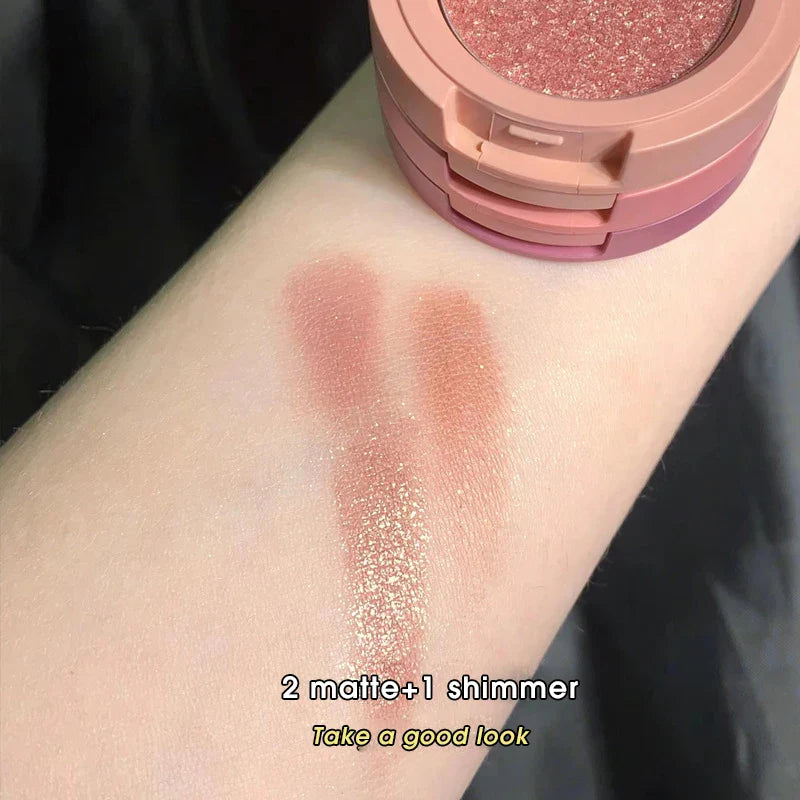 Tri Color Matte Eye Shadow for Stunning Makeup